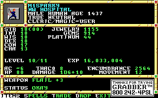 Recovered NWN screenshot m1sparky.gif